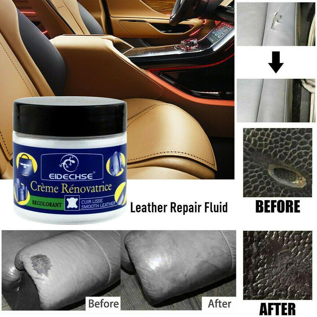 50ml Cuir Réparation Crème Kit Réparation Siège d'auto pour Auto Coats  Trous Rayures