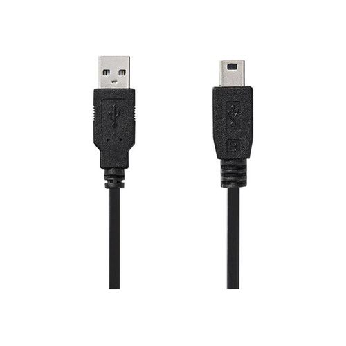Nedis - Câble USB - USB (M) pour mini USB type B (M) - USB 2.0 - 1 m - noir