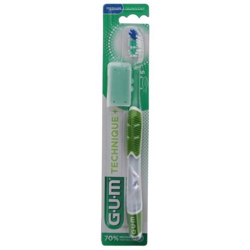 Brosses À Dents-Gum Tech Bros Med Comp 493 (Couleur : Vert) 