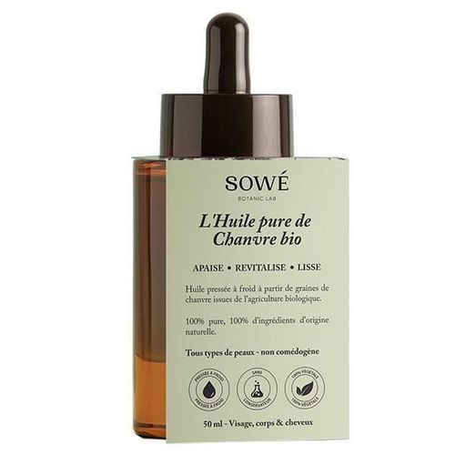 Sowé Huile De Chanvre Pure Bio 50ml 