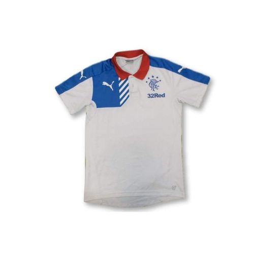 Polo De Foot Retro Supporter Glasgow Rangers Années 2010