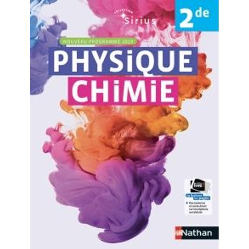 Nathan Physique Chimie 2de Nouveau Programme