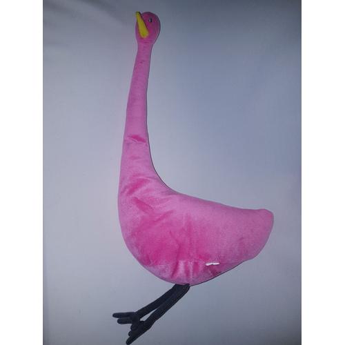 Doudou Peluche Jouet Ikea Rose Flamand Rose Oiseau Long Cou Sagoskatt