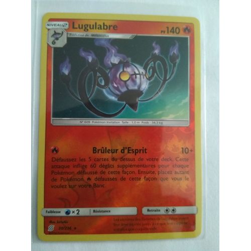 Carte Pokémon Française Rare Reverse 30 /236 Lugulabre