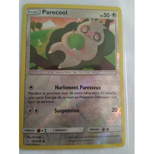 Carte Pokémon Française Reverse 167 /236 Parecool Harmonie Des Esprits