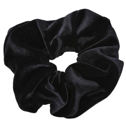 Chouchou Noir Satin Soie Très Doux Pour Cheveux : Queue De Cheval, Chignon, Accessoire Danseuse Fille Femme 