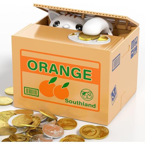 01 01 Piggy Bank, Tirelire Enfant Garcon, Tirelire Mangeuse De PièCes, Tirelire Manga, Jouets pour Enfants avec Musique