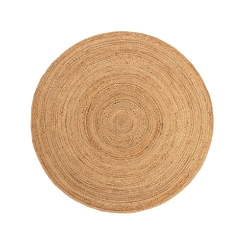 Benuta Naturals Tapis De Jute Jutta Marron Clair Diamètre 90 Cm Rond