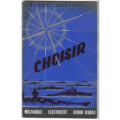 Choisir- Marine Nationale- Mecanique Electricité Radio Radar