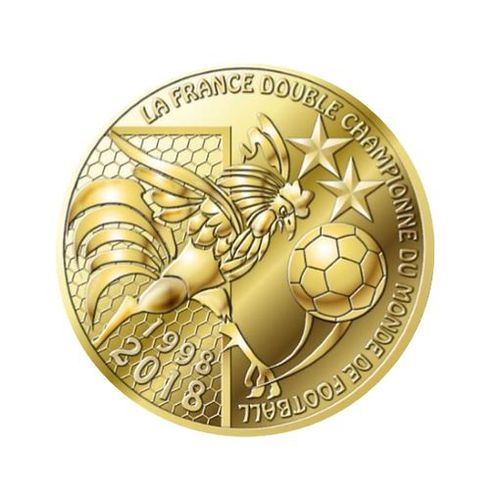 Frappe "La France Double Championne Du Monde De Football" 2018