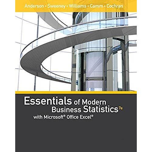 Essentials Of Modern Business Statistics With Microsoft Office Excel (Book Only)