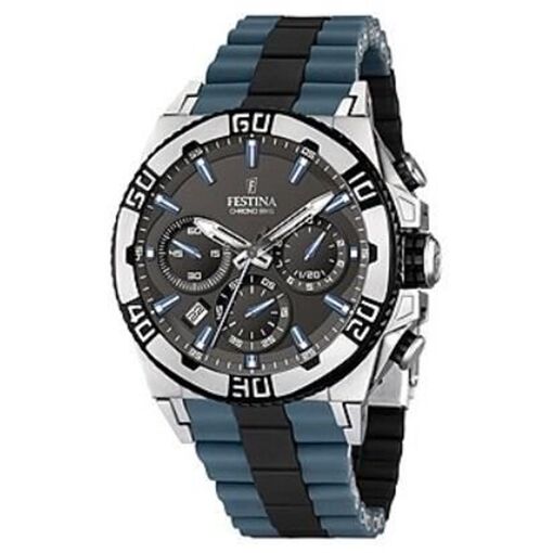 Cadran De Montre Festina Chronographe Quartz Avec Date - Pièce D'horlogerie D'occasion