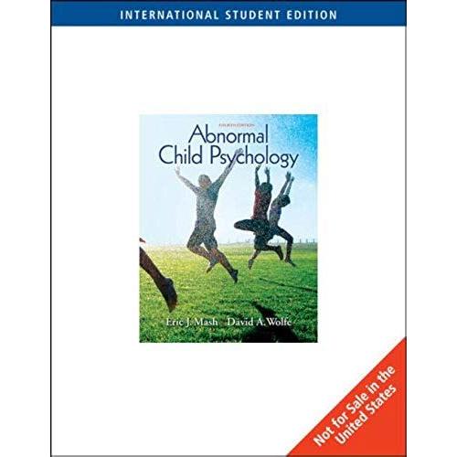 Abnormal Child Psychology, International Edition