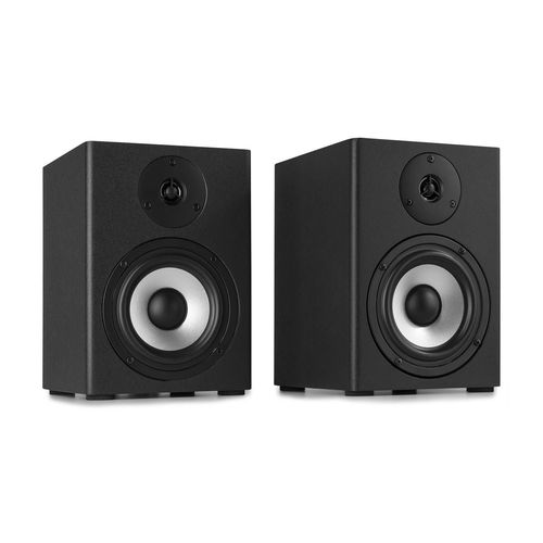 ÿVonyx SM50 Set 2 moniteurs de studio enceintes 5,25"" 2 voies 2x 140W noir
