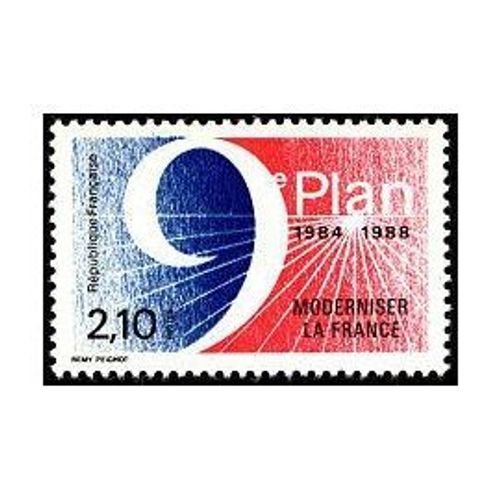 La Poste 9e Plan 1984 1988 Moderniser La France