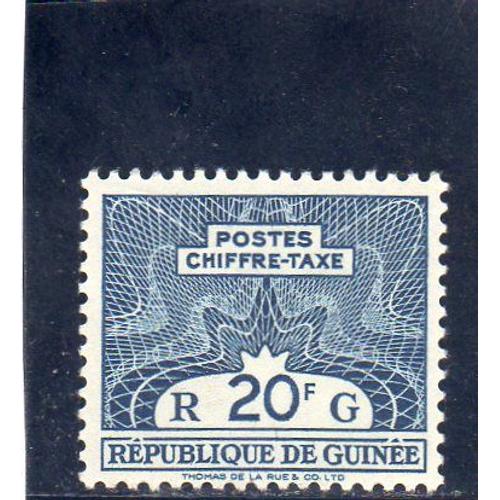 Timbre-Taxe De La République De Guinée