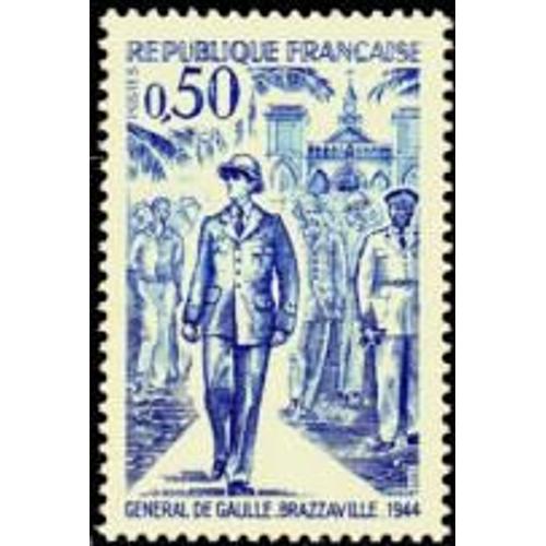 Anniversaire De La Mort Du Général De Gaulle Année 1971 N° 1696 Yvert Et Tellier Luxe