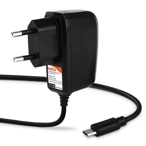 Chargeur pour tablette Dell Venue 7 / 8 / 8 Pro / 10 Pro Tablet (micro USB) - Alimentation 5V 2A / 2000mA, Cordon / Câble de Charge 1.2m