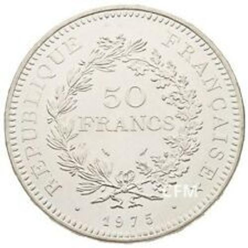 Piece Argent 50 Franc Hercule