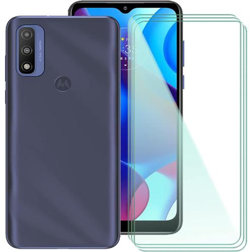 Film Protection Pour Motorola Moto G Pure 6.50 Pouce 3 Pièces Verre Trempé Hd Transparent Film De Protection D'écran Trempe Glass Écran Sans Bulles Protecteur Ecran