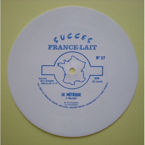 Succès France-Lait N° 27 - Le Métèque - Georges Moustaki