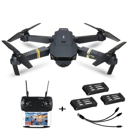 E58 2.0mp 720p Caméra Wifi Fpv Pliable Drone Selfie Pocket Rc Quadcopter Hélicoptère 3588-Générique