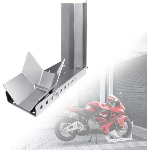 Yuenfong Rail D'aide Au Chargement Moto Bascule Support De Moto Pince De Roue Avant Pour Remorque Support De Transport De Roue Avant