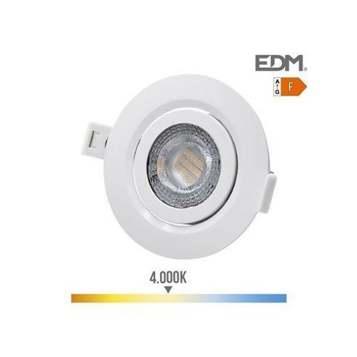 Ged 31643 | Anneau Encastré Led 9w 806lm 4000k Rond Blanc