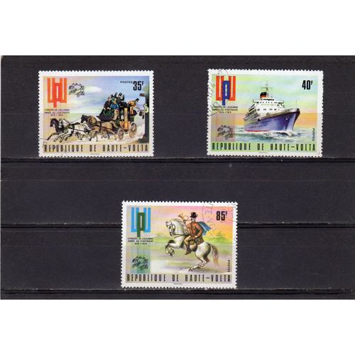 Timbres-Poste De Haute-Volta (Centenaire De LU.P.U.)
