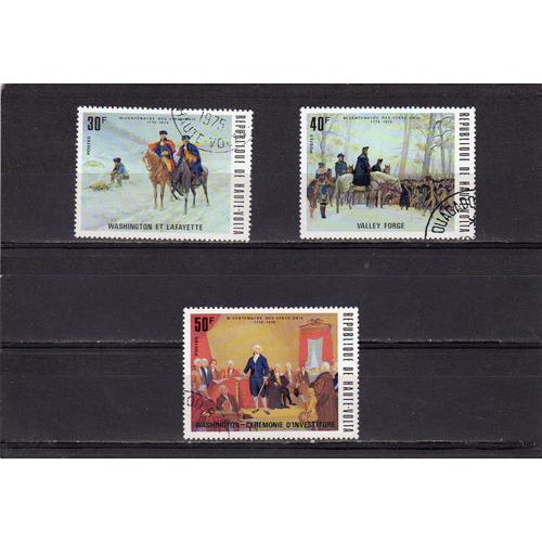 Timbres-Poste De Haute-Volta (Bicentenaire Des Etats-Unis)