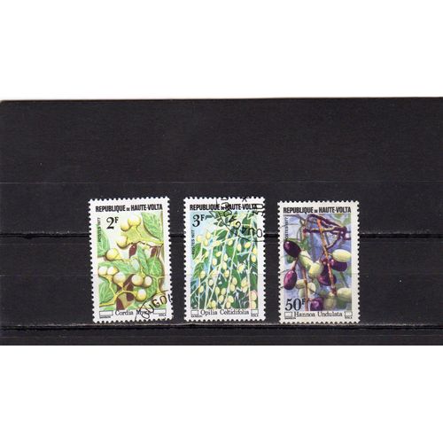 Timbres-Poste De Haute-Volta (Fruits Sauvages)