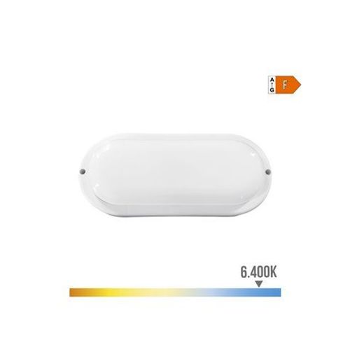 Applique Murale Led Ovale 18w 1820lm 6400k 23x4,5x10,2cm Edm