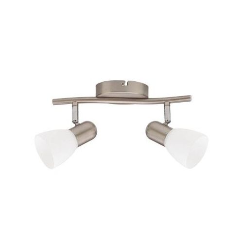 Spot De Plafond Linéaire Double Guimara Série E14 Nickel