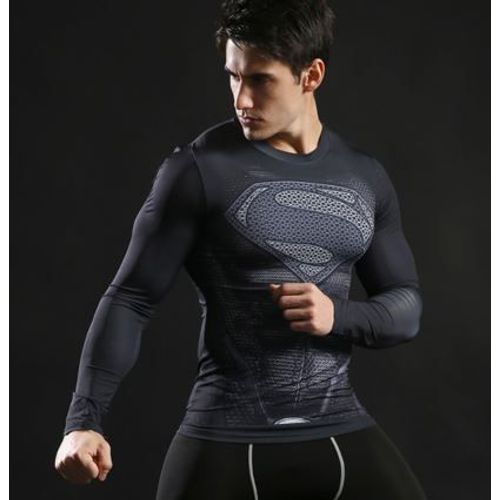 t shirt superman musculation