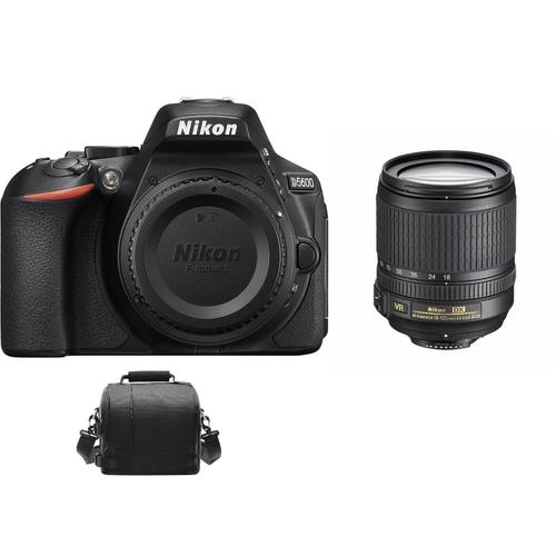 NIKON D5600 reflex 24.2 mpix + Objectif AF-S 18-105MM F3.5-5.6G ED VR + Sac