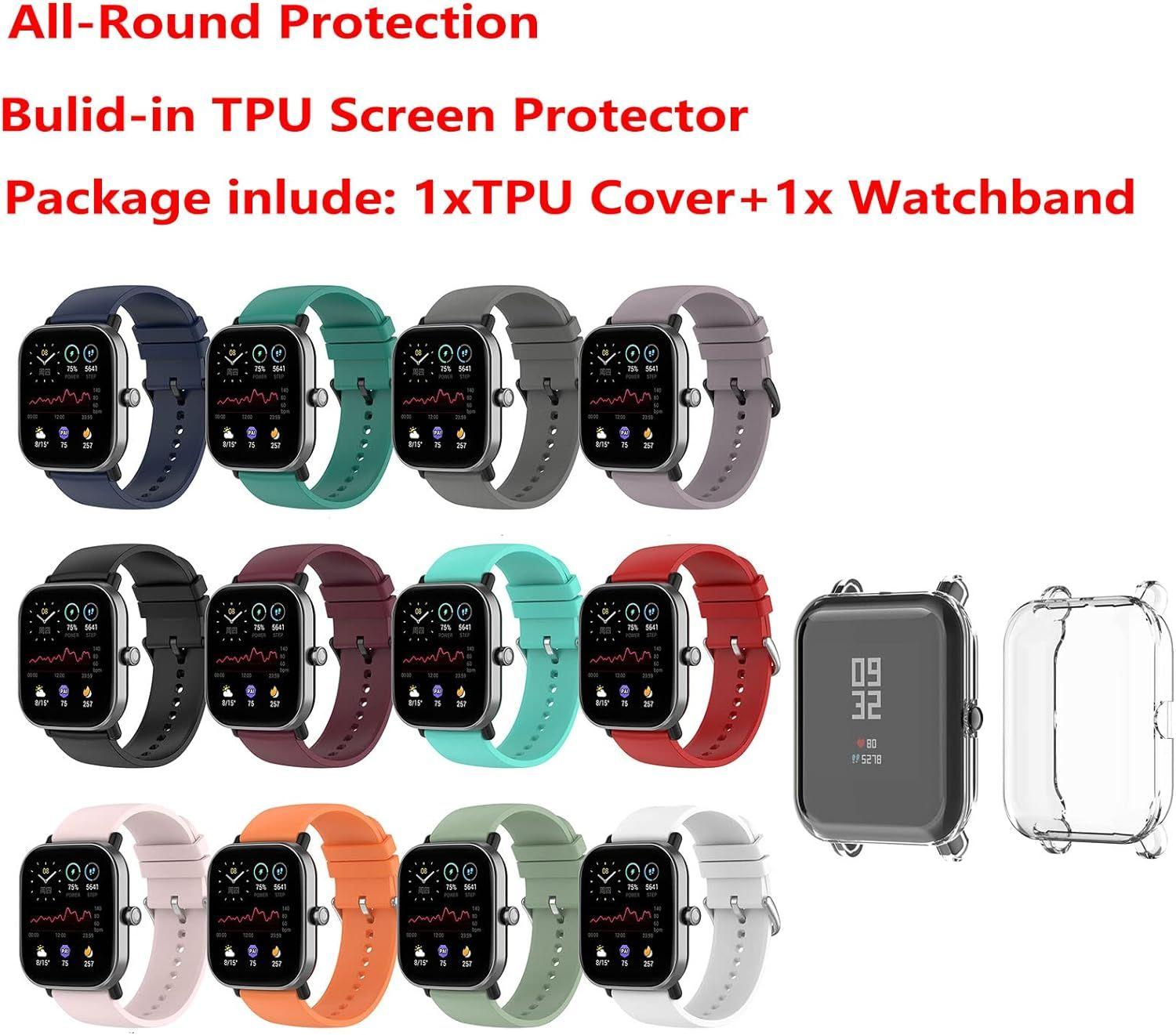 Coque Compatible Pour Amazfit Gts 2 Mini + Bracelet Pour Ama... - 3