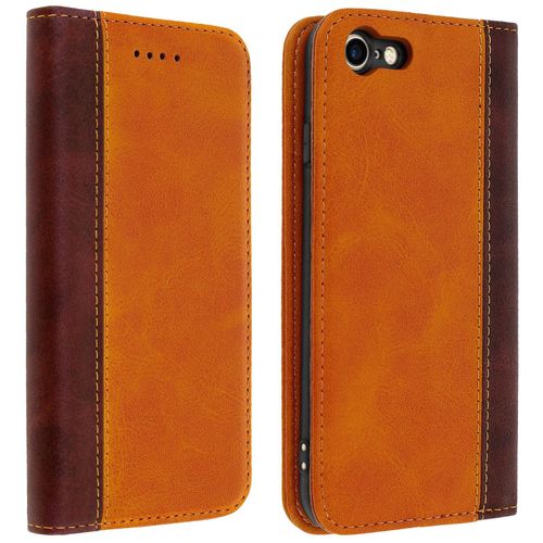Housse Iphone Se 2022 / 2020 Et 8 / 7 Rangement Carte Fonction Support Camel