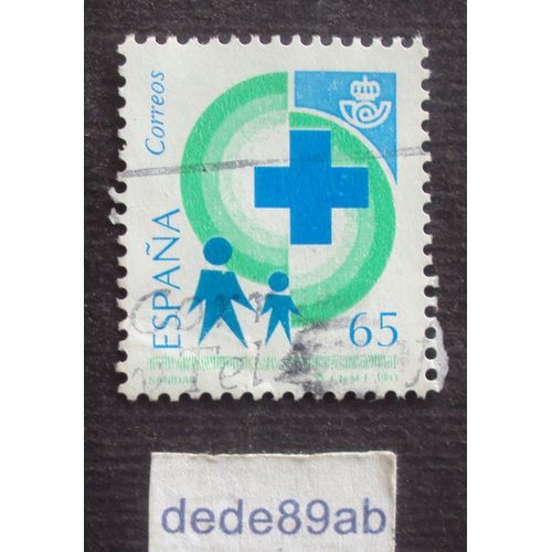 Espagne.. 65 Espana Croix Bleue . Oblitéré Used Stamp.