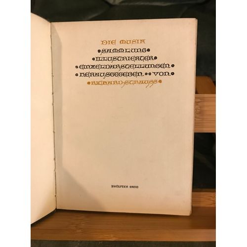 Max Graf Die Musik Volume 12 : Musik Im Zeitalter Der Renaissance Éditions Bard Marquardt Et Co Direction Richard Strauss