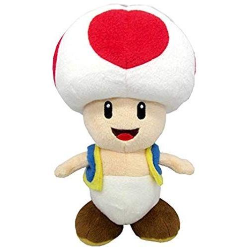 Sanei Super Mario All Star Collection 7.5 Toad Plush, Small