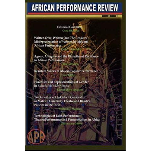 African Performance Review, Vol 1 No 1 2007
