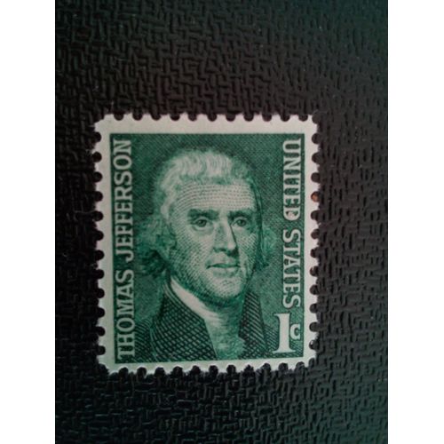 Timbre Etat-Unis Yt 816 Thomas Jefferson (1743-1826), 3ème Président 1968 ( 3712 )