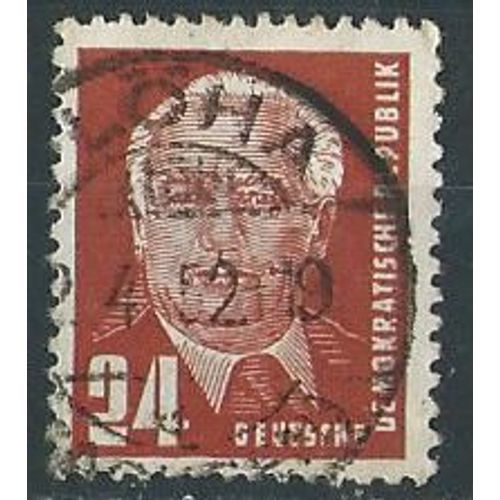 Président Wilhelm Pieck République Démocratique Allemagne 1952 N° 71