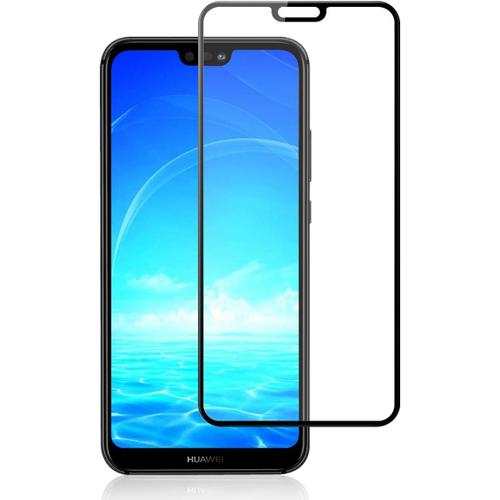 P20 Lite Film De Protection En Verre Trempé, P20 Lite, Hd, Haute Transparence/9h, Dureté Résistante, Couverture 3d Complète Pour Huawei P20 Lite