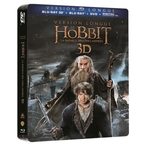 Le Hobbit : La Bataille Des Cinq Armées (Version Longue) - Steelbook
