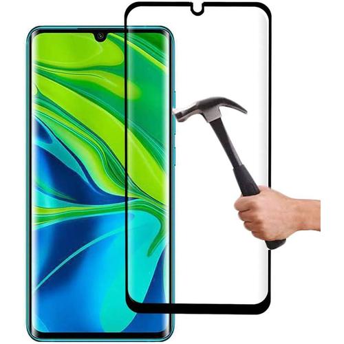 Verre Trempé Compatible Avec Xiaomi Mi Note 10 Protecteur D'écran 2 Pièces Film Verre Trempé Mi Note 10 Verre Force 9h Écran De Protection Ultra Résistant