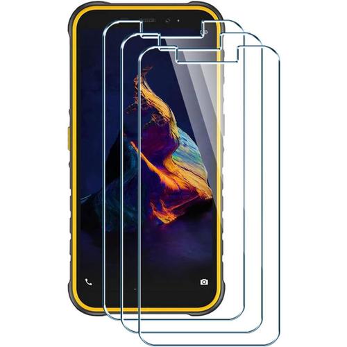 3 Pièces Protecteur D'écran Pour Ulefone Armor X8i Transparent Verre Trempé Ultra Hd Clair Glass Protecteur Vitre Film Protection Membrane For Ulefone Armor X8i