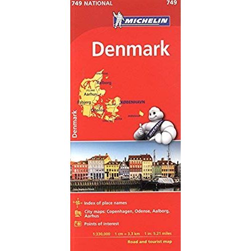 Michelin Denmark Map # 749