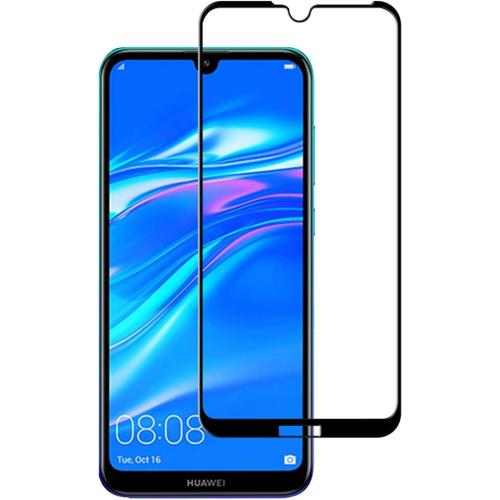 Pour Huawei Y6 2019 Y6 Pro 2019 Huawei Honor 8a Verre Trempé 9h Haute Sensibilité Protection D'écran Film Protecteur Ecran 2.5d Couverture Complète Antirayures Verre Trempé Noir