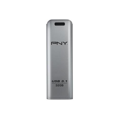 PNY Elite Steel - Clé USB - 32 Go - USB 3.1